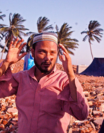 A survivor describing the Big Wave