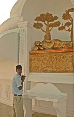 Lahiru praying